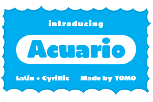 Acuario Font for Editorial Design and Creative Projects