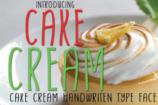 Cake Cream Font for Web Design