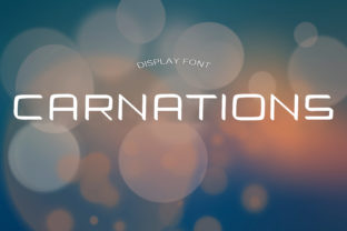 Carnations Font for Handmade Creations