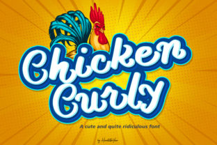 Chicken Curly: A Playful Display Font for Web Design