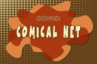 Comical Net Font for Eye-Catching Brand Content