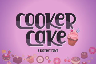 Cooker Cake Font for Editorial Design