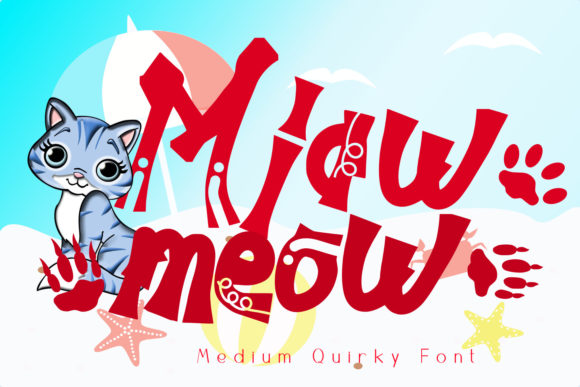 Enhance Your Editorial Design with the Miawmeow Font