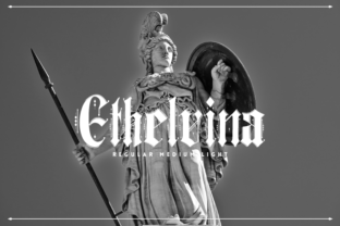Ethelvina: A Medieval-Inspired Display Font for Modern Web Design