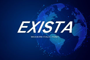 Exista: A Modern Display Font for Editorial Design