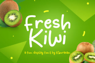 Fresh Kiwi: A Display Font for Modern Editorial Design