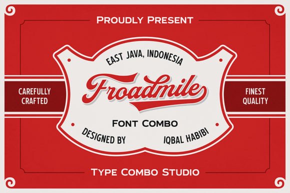 Froadmile Display Font Review