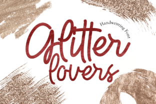 Glitter Lovers: A Playful Display Font for Web Design