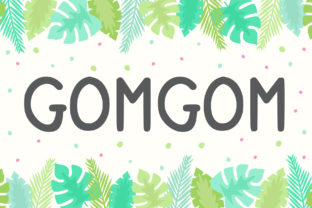 Gomgom Font for Business Branding