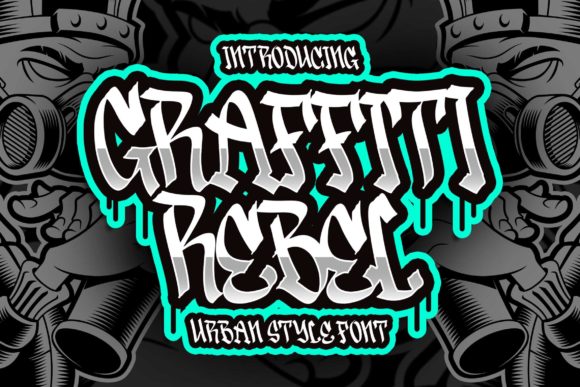 Graffiti Rebel: A Bold Display Font for Digital Branding