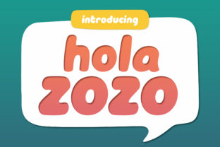 Hola Zozo: A Playful Display Font for Bold Campaigns