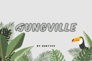 Jungville Outline: A Playful Typeface for Editorial Design