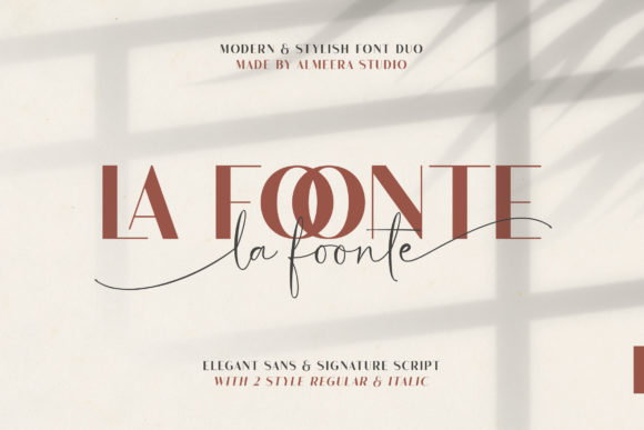 La Foonte: A Display Font for Bold Branding