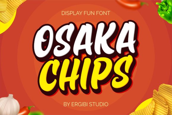 Osaka Chips: A Playful Font for Bold Branding