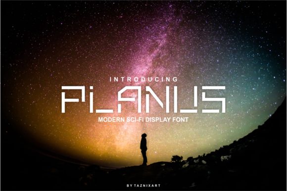 Planus: A Modern Display Font for Bold Web Designs