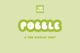 Pobble: A Playful Font for Handmade Creations
