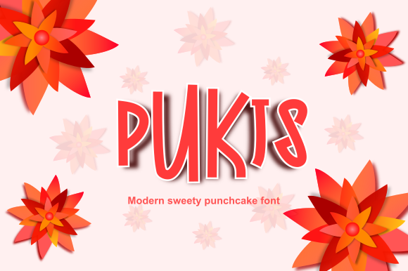 Pukis Font: A Playful Display Typeface for Web Design