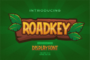 Roadkey: A Playful Display Font for Digital Branding