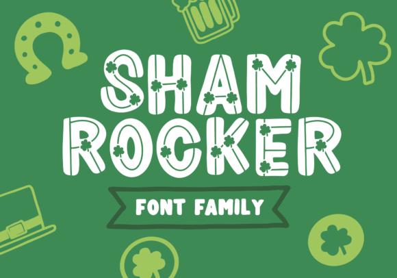 Shamrocker Font for Web Design and Branding