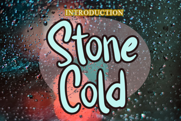 Stone Cold: A Playful Display Font for Editorial Projects