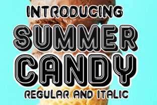 Summer Candy Font for Handmade Creations